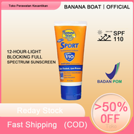 Banana Boat Sunblock/Banana Boat Sport Sunscreen SPF 110 PA+++ 90ml - Perlindungan Sinar Matahari