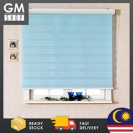 GMshop Modern Home Indoor 150cm Window Zebra Curtain Screen Roller Blind Bidai Zebra Langsir (150cm x 180cm) ????? ?????