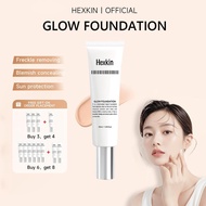 [HexKin Official] HEXKIN Hydrating Glowing Foundation 50ml |  Concealer,Moisturizing,Korea Skincare