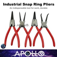 APOLLONINE - Anton 4pcs Circlip Plier Snap Ring Plier Bend Straight Internal /External Ring Remover 