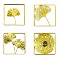 【VVL】-Ginkgo Leaf Wall Hanging Decor Mini Wall Hanging for Living Room Background Decor