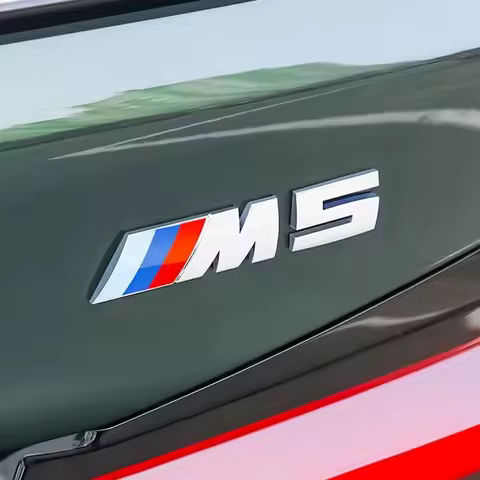 3D ABS Car Body Side Badge Body Rear Trunk Decor Sticker For BMW M M1 M2 M3 M4 M5 M6 E26 F87 G87 E30