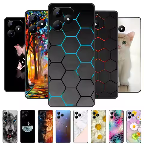 For Realme C51 Case Soft TPU Silicone Back Cover for Realme C51 Phone Cases RealmeC51 C 51 6.74" Pro