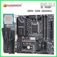 DGJLI Huanzhi ZD4 B360ชุดเมนบอร์ด LGA 1151กับ I5 9400F DDR4 32GB 2666Mhz รองรับ DP HDMI DVI M2 NVME