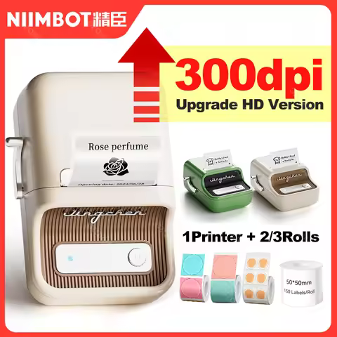B21 B21PRO 300dpi New Niimbot Thermal Label Sticker Wireless Bluetooth Mobile Portable Mini Printer 