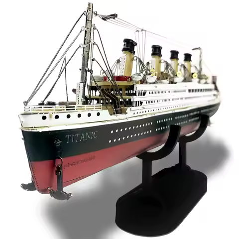Piececool 3d Metal Puzzles Gifts for Adults Titanic Ship Model 226pcs Cruise Jigsaw Toys Building Ki