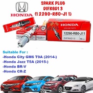 HONDA NGK IRIDIUM SPARK PLUG 12290-RB0-J11(DIFR6D13) FOR HONDA CITY GM6 T9A,CRZ,JAZZ,T5A 12290-RBO-J
