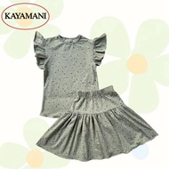 Rugers By Kaymani - Girls' Outfit - Girly Skirt Boho Splash Set