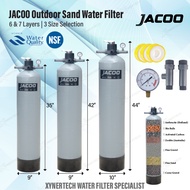 JACOO Outdoor Sand Water Filter 7 Layers with Bio Ceramic with Halal Activated Carbon Master Water F