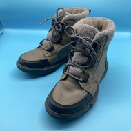 【成色極佳】Sorel 女士輕便防水雪靴，Sorel Explorer 2 Carnival Sport Short，尺寸 23.0cm，卡其色