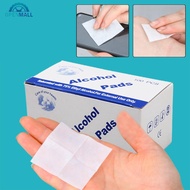 OPENMALL 100/50Pcs Disposable Alcohol Cotton Pads Disinfectant Wipe Camera Lens Tablet Watches Clean