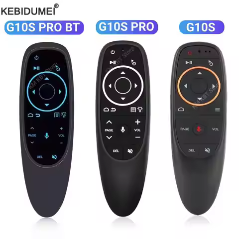 G10S PRO BT Voice Remote Control 2.4G With BT5.0 Wireless Air Mouse Gyroscope Smart Remote Backlit F