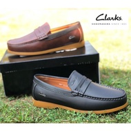 High Class Recommendation New Arrival CLARKS Men’s Loafer Shoes Kasut Sarung Lelaki Clarks Gaya Tiad