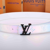 Lv New Style Fashion Trend Belt Men's All-Match Casual Embossed Pattern Creative Unique Belt