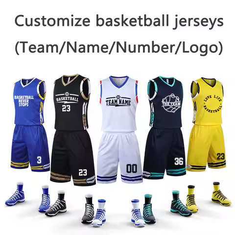 Custom Basketball Sets Jersey Sublimation blanks wholesale blank custom basketball jerseys uniform d