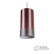 Hanging Lamp / Fabric Pendant Lamp Ardente C 0301 Black With Silver Accessories