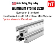 [Custom Cut] Aluminium Profile 2020 Standard for DIY Projects, Frame, etc