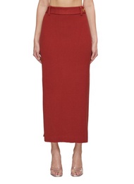 AERON FORUM RIBBED KNIT MAXI SKIRT