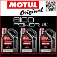 Motul 8100 POWER 5W30 5W40 5W50 (5L) Engine Oil