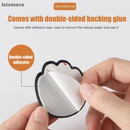 [lts] 4pcs Silicone Door Knob Protector Wall Bumper Slam Preventer For Office Home Wall Protector [t