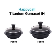 Happycall Titanium Gamasot IH 16cm 18cm Induction Cookware Non stick Kitchenware Pot