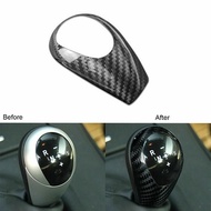 Real Carbon Fiber Gear Shift Knob Cover Fit for BMW M3 M5 M6 E90 E60