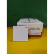 NERO Casa WhiteX2 1 Gang 2 Way Hotel Switch