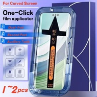 Easy install Curved screen protection tempered glass film For Realme GT7 Pro GT7 Pro Racing GT8 Pro 