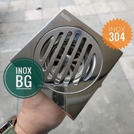 Floor drain 12x12 cm, 6mm thick, large stainless steel core used for pipes 60,76,90 to prevent odors