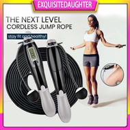 Cordless Jump Rope Skipping Rope Smart Wireless Skipping Rope Cardio Workout Jumping Rope