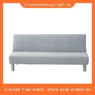 ✨24 Colors✨Solid Color Armless Sarung Sofa Bed Covers No Arm Elastic Tight Wrap Couch Cover Stretch 