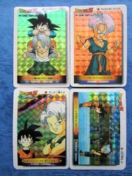 龍珠 Dragon Ball 悟天，杜拉格斯 PP Card 日本正版天田閃咭4張