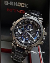 全新 有門市保用 CASIO G-SHOCK WATCH MTG-B1000BD-1A 黑藍鋼帶 MTG-B1000BD-1 MTG-B1000BD