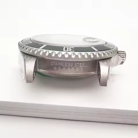 904L Stainless Steel Watch Case With Rehaut For 16610 Cal.3135 Movement Aftermarket Watch Parts