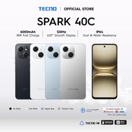 TECNO Spark 40C Smartphone (8GB*/16GB* RAM + 128GB/256GB ROM) 120hz IP64/ 6.67" Display/6000mAh Big 