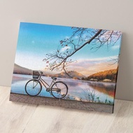 Pintoo Canvas Puzzle Bicycle by the Serene Lake 300 HN1244