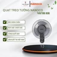 Quạt Treo Tường Nanoco NWF1614GR Cánh 40cm 3 Cấp Gió Dây Giật - BNK