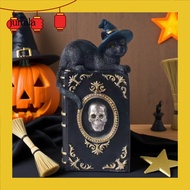 [JU] Spooky Halloween Book Decoration Halloween Theme Resin Decor Spooky Halloween Resin Ghost Hunte
