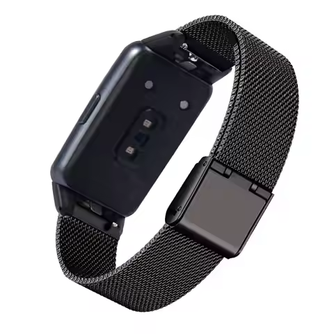 Metal Bands for Huawei Band 6/Band 6 Pro Band, Stainless Steel Mesh Breathable Strap