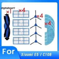 For   D2 D3 D6 E20 E30 E31 Sweeper Accessories Main Side Brush Mop Filter Ultra  Accessories Essenti