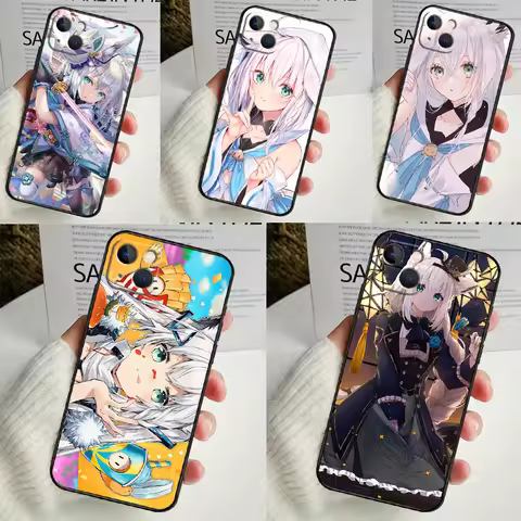 Shirakami Fubuki Hololive Case For Oppo A74 A94 A54 A15 A17 A57 A6 A5 Pro A16 A76 A96 A40 A60 A80 A1