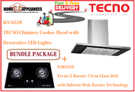TECNO HOOD AND HOB FOR BUNDLE PACKAGE ( KA 9228 &amp; T 28TGSV ) / FREE EXPRESS DELIVERY