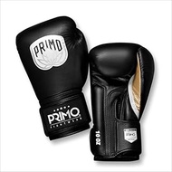 Primo Emblem 2.0 Onyx Boxing Gloves - Genuine Leather - Black - 12 oz