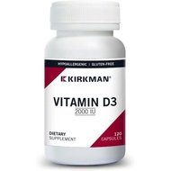 Vitamin D-3 2000 IU Capsules - Hypo - 120 ct