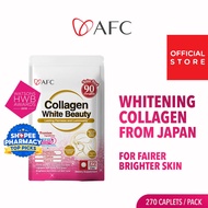 AFC Collagen White Beauty with Glutathione for Skin Whitening Fair &amp; Bright Complexion—Dark Spots Acne Scar Pigmentation