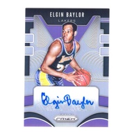 Lord Silver Bright Baylor Elgin Value Guarantee Prizm Series Metal Signature Card 2019-20