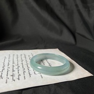 藍調 | 高冰藍水翡翠手鐲 | 貴妃鐲 #16.8