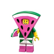 LEGO 71023 THE LEGO MOVIE 2 ~ Watermelon Dude Guy minifigure.