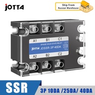 3เฟส10A 25A 40A 60A 80A 100A 200A สามเฟส SSR 3-32V ควบคุม DC 24-480V AC สถานะของแข็งรีเลย์ SSR AC สา