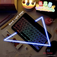 RGB Wireless Keyboard/Wireless mouse Keyboard With Touchpad Luminous